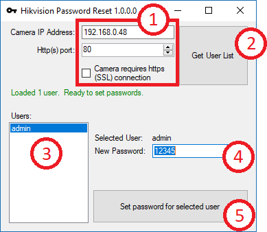 hikvision default password nvr